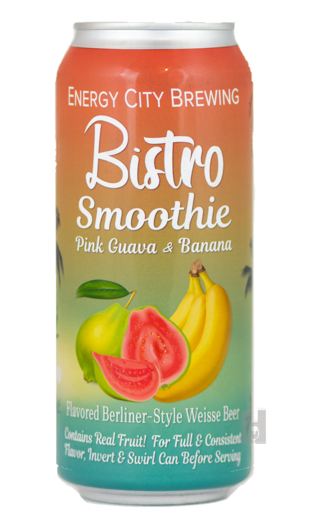 Energy City Bistro Pink Guava & Banana Smoothie