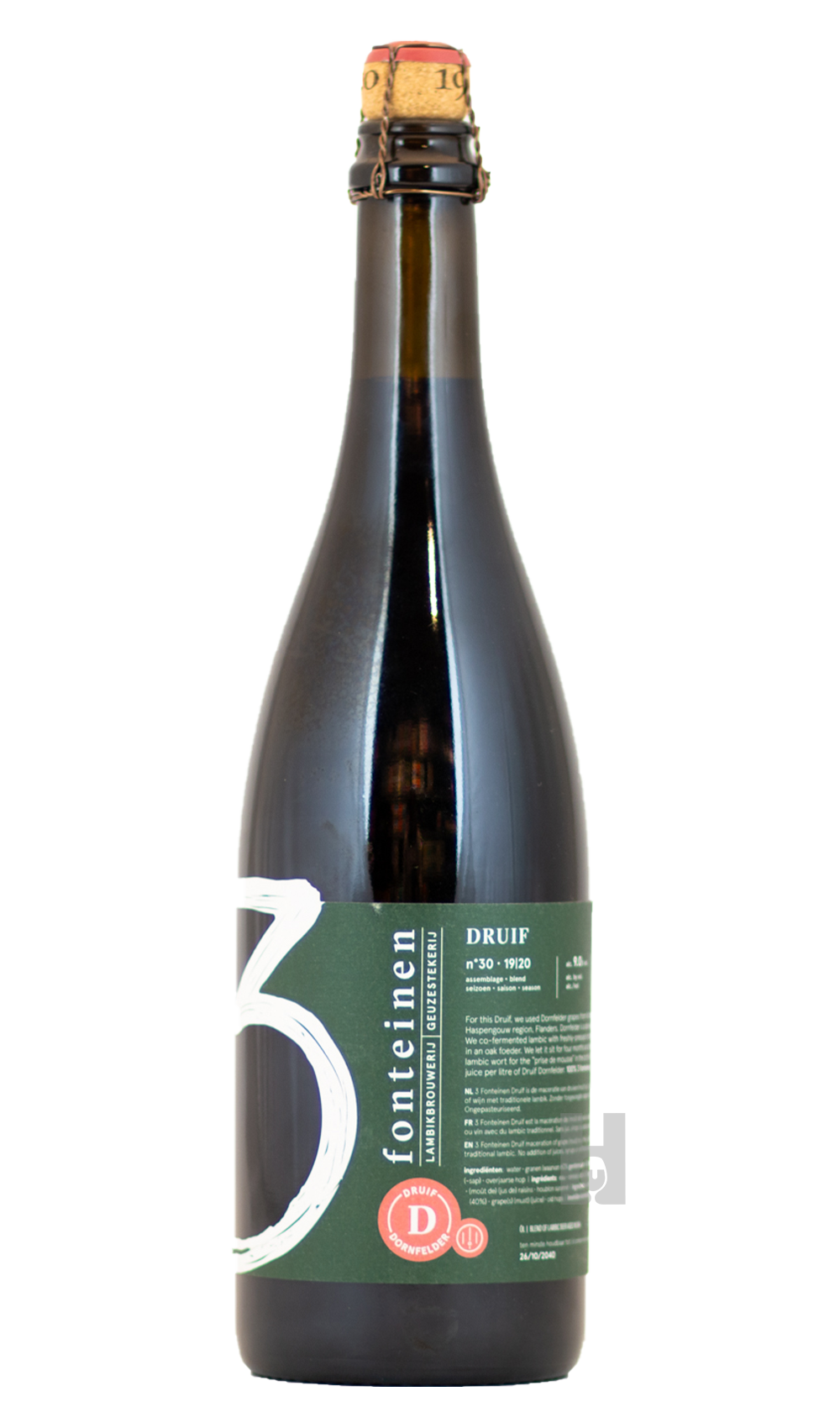 3 Fonteinen Druif Dornfelder 19/20 BLEND No.30