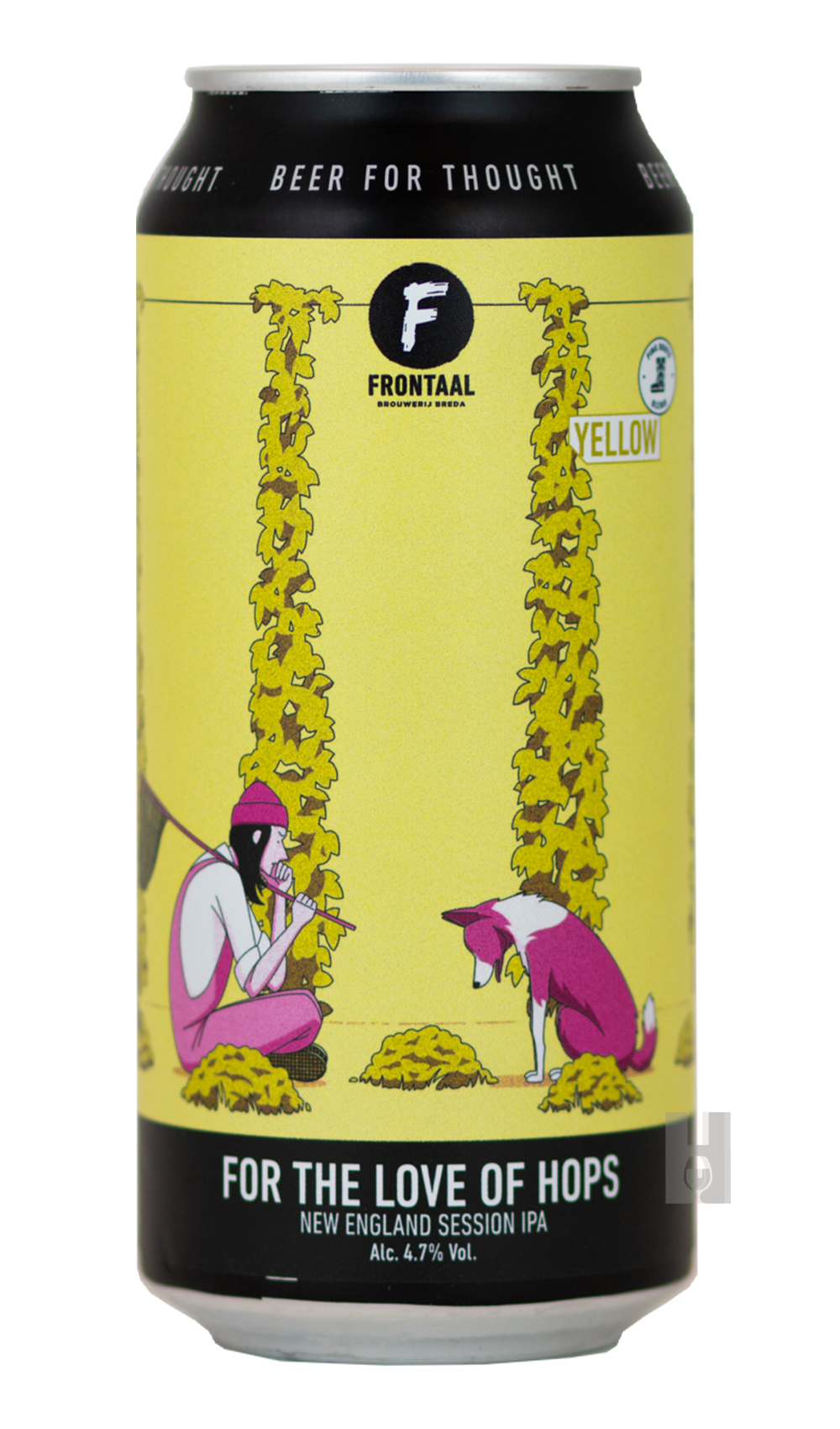 Frontaal For the Love of Hops Yellow