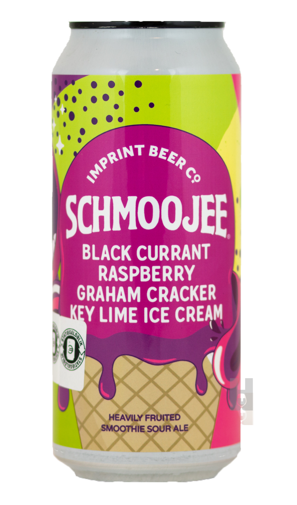 Imprint Schmoojee Black Currant Raspberry Graham Cracker Key Lime Ice Cream