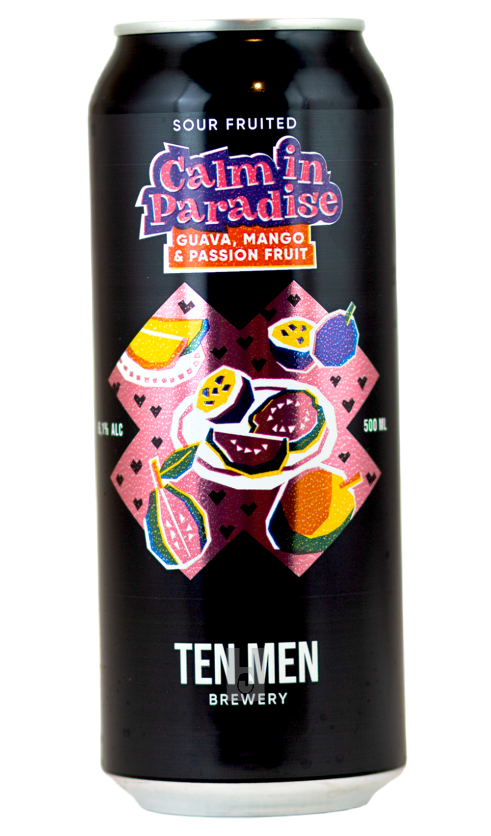 Ten Men Calm In Paradise: Guava Mango And Passion Fruit