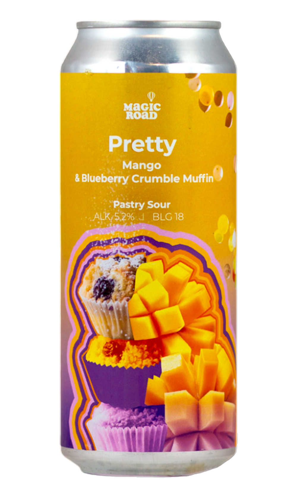 Magic Road Pretty - Mango & Blueberry Crumble Muffin