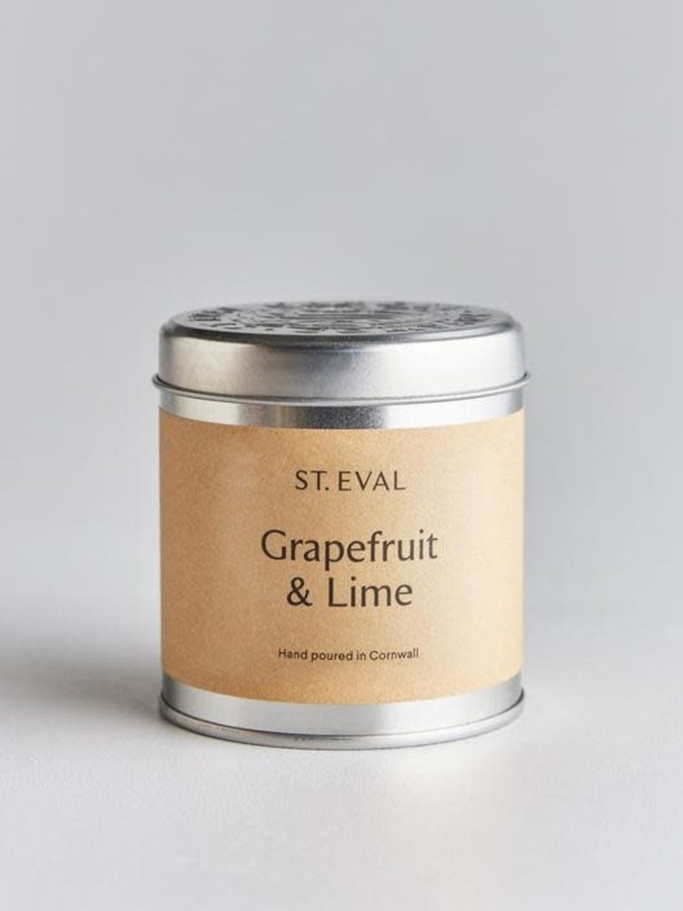 St. Eval Grapefruit and Lime Scented Tin Candle