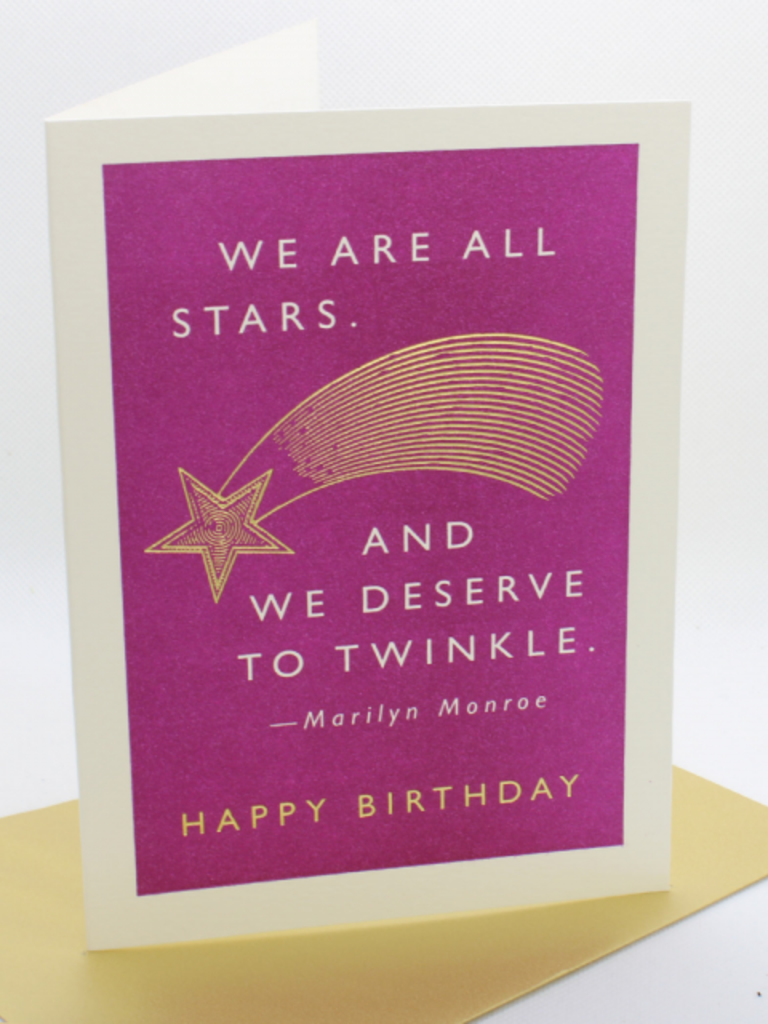 Marilyn Monroe Birthday Greeting Card
