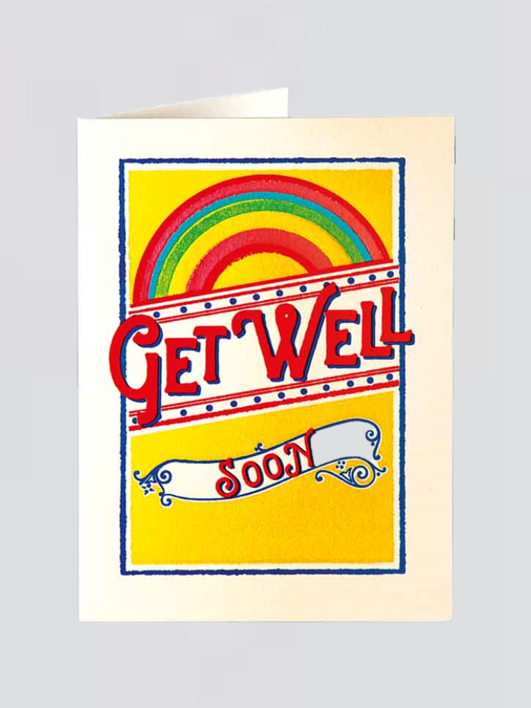 Get Well Rainbow Greeting Card