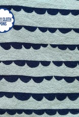 About Blue Fabrics Sea you - dotty stripes - terry cloth (spons)