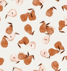 Family fabrics Pears Big Snow White Jersey