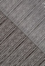 Fibremood Bold brush stripes zwart