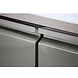 SIBERO Horeca Koelwerkbank 4-Deurs – RVS – 616 Liter – Werkblad 2230 x 700 mm – Dixell-Thermostaat