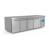 SIBERO Horeca Koelwerkbank | 4 Deurs | RVS | 616 Liter | Sibero | 2230x700x860(h)mm SIBERO Horeca Koelwerkbank | 4 Deurs | RVS | 616 Liter | Sibero | 2230x700x860(h)mm