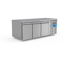 SIBERO Horeca Koelwerkbank | 3 Deurs | RVS | 465 Liter | Sibero | 1795x700x860(h)mm