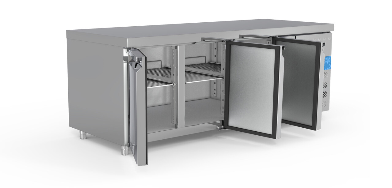 SIBERO Horeca Koelwerkbank | 3 Deurs | RVS | 465 Liter | Sibero | 1795x700x860(h)mm SIBERO Horeca Koelwerkbank | 3 Deurs | RVS | 465 Liter | Sibero | 1795x700x860(h)mm