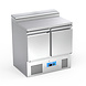 Sibero SALE! RVS Saladette - 2 Deur - Met RVS Top - 302 Liter - GN 5X1/6 - 900X700X1010(h)mm Sibero SALE! RVS Saladette - 2 Deur - Met RVS Top - 302 Liter - GN 5X1/6 - 900X700X1010(h)mm