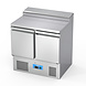Sibero SALE! RVS Saladette - 2 Deur - Met RVS Top - 302 Liter - GN 5X1/6 - 900X700X1010(h)mm Sibero SALE! RVS Saladette - 2 Deur - Met RVS Top - 302 Liter - GN 5X1/6 - 900X700X1010(h)mm