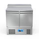 Sibero SALE! RVS Saladette - 2 Deur - Met RVS Top - 302 Liter - GN 5X1/6 - 900X700X1010(h)mm Sibero SALE! RVS Saladette - 2 Deur - Met RVS Top - 302 Liter - GN 5X1/6 - 900X700X1010(h)mm