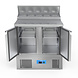 Sibero SALE! RVS Saladette - 2 Deur - Met RVS Top - 302 Liter - GN 5X1/6 - 900X700X1010(h)mm Sibero SALE! RVS Saladette - 2 Deur - Met RVS Top - 302 Liter - GN 5X1/6 - 900X700X1010(h)mm
