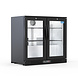 Sibero Horeca Bar Koelkast - Dubbel Deur - Zwart - Glas Deur - 220 Liter - Display Koeling - Drank Koelkast - 900x530x835(h)mm Sibero Horeca Bar Koelkast - Dubbel Deur - Zwart - Glas Deur - 220 Liter - Display Koeling - Drank Koelkast - 900x530x835(h)mm