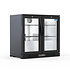 220L Bar Koelkast – Dubbele Glazen Klapdeuren – Zwart – Energiezuinige Horeca Drankkoeling 220L Bar Koelkast – Dubbele Glazen Klapdeuren – Zwart – Energiezuinige Horeca Drankkoeling
