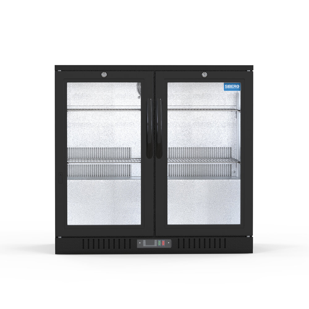SIBERO 220L Bar Koelkast – Dubbele Glazen Klapdeuren – Stijlvolle en Energiezuinige Drankkoeling – Ideaal voor Horeca en Restaurants SIBERO 220L Bar Koelkast – Dubbele Glazen Klapdeuren – Stijlvolle en Energiezuinige Drankkoeling – Ideaal voor Horeca en Restaurants