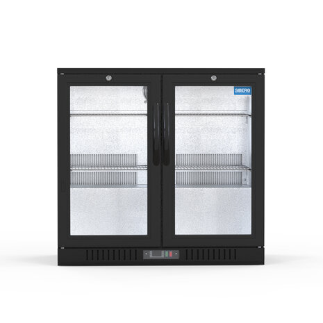 SIBERO 220L Bar Koelkast – Dubbele Glazen Klapdeuren – Stijlvolle en Energiezuinige Drankkoeling – Ideaal voor Horeca en Restaurants SIBERO 220L Bar Koelkast – Dubbele Glazen Klapdeuren – Stijlvolle en Energiezuinige Drankkoeling – Ideaal voor Horeca en Restaurants
