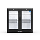 Sibero Horeca Bar Koelkast - Dubbel Deur - Zwart - Glas Deur - 220 Liter - Display Koeling - Drank Koelkast - 900x530x835(h)mm Sibero Horeca Bar Koelkast - Dubbel Deur - Zwart - Glas Deur - 220 Liter - Display Koeling - Drank Koelkast - 900x530x835(h)mm