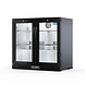 Sibero Horeca Bar Koelkast - Dubbel Deur - Zwart - Glas Deur - 220 Liter - Display Koeling - Drank Koelkast - 900x530x835(h)mm Sibero Horeca Bar Koelkast - Dubbel Deur - Zwart - Glas Deur - 220 Liter - Display Koeling - Drank Koelkast - 900x530x835(h)mm