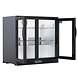 Sibero Horeca Bar Koelkast - Dubbel Deur - Zwart - Glas Deur - 220 Liter - Display Koeling - Drank Koelkast - 900x530x835(h)mm Sibero Horeca Bar Koelkast - Dubbel Deur - Zwart - Glas Deur - 220 Liter - Display Koeling - Drank Koelkast - 900x530x835(h)mm