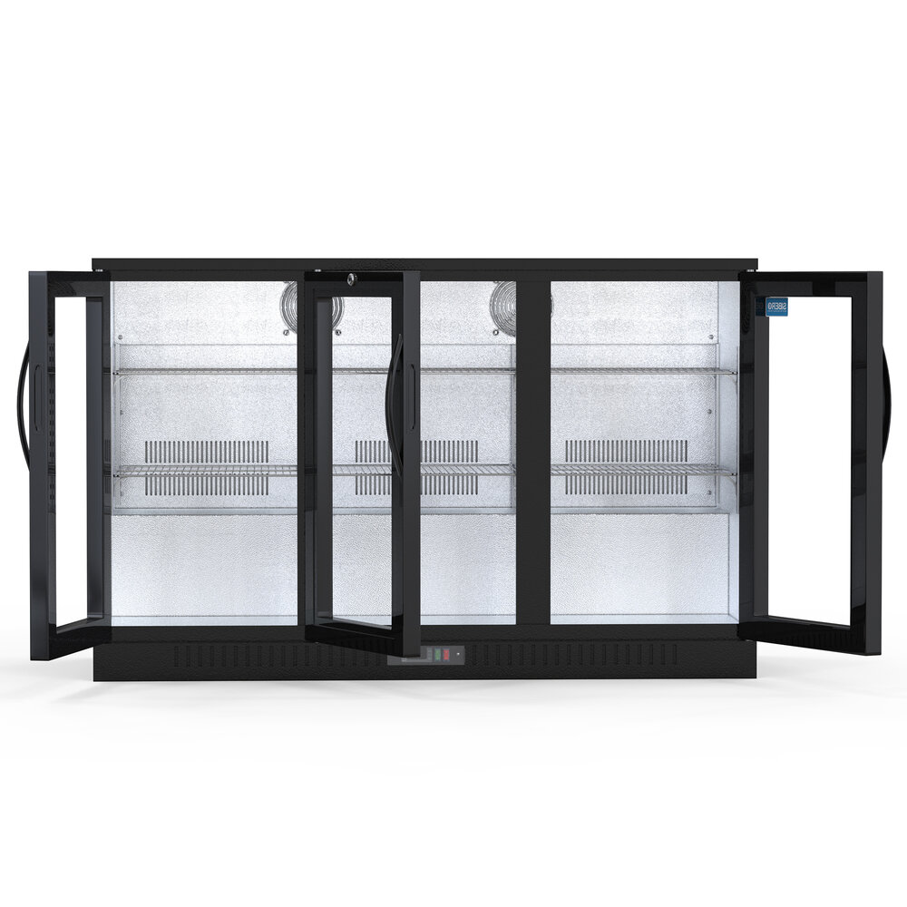 SIBERO 320L Bar Koelkast – Stijlvolle Horeca Koeling met 3 Glazen Klapdeuren – Energiezuinige en Ruime Drankkoeling SIBERO 320L Bar Koelkast – Stijlvolle Horeca Koeling met 3 Glazen Klapdeuren – Energiezuinige en Ruime Drankkoeling