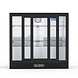 Sibero Horeca Bar Koelkast - 2 Schuifdeuren - Zwart - Glas Deur - 220 Liter - Display Koeling - Drank Koelkast - 900x520x835(h)mm Sibero Horeca Bar Koelkast - 2 Schuifdeuren - Zwart - Glas Deur - 220 Liter - Display Koeling - Drank Koelkast - 900x520x835(h)mm