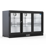 SIBERO 330L Bar Koelkast – 3 Glazen Schuifdeuren – Zwart – Horeca Koeling voor Dranken en Bier SIBERO 330L Bar Koelkast – 3 Glazen Schuifdeuren – Zwart – Horeca Koeling voor Dranken en Bier