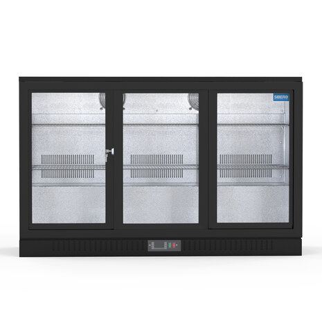 SIBERO 330L Bar Koelkast – Grote Horeca Drankkoeling met 3 Glazen Schuifdeuren – Energiezuinige Professionele Koelkast SIBERO 330L Bar Koelkast – Grote Horeca Drankkoeling met 3 Glazen Schuifdeuren – Energiezuinige Professionele Koelkast