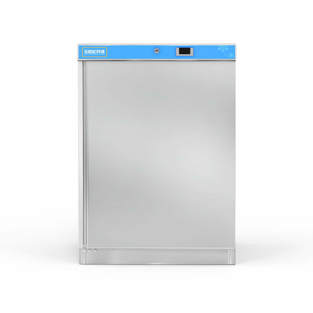 SIBERO RVS Vrieskast - 1 Deur - 200 Liter - 600X615X870(h)mm SIBERO RVS Vrieskast - 1 Deur - 200 Liter - 600X615X870(h)mm