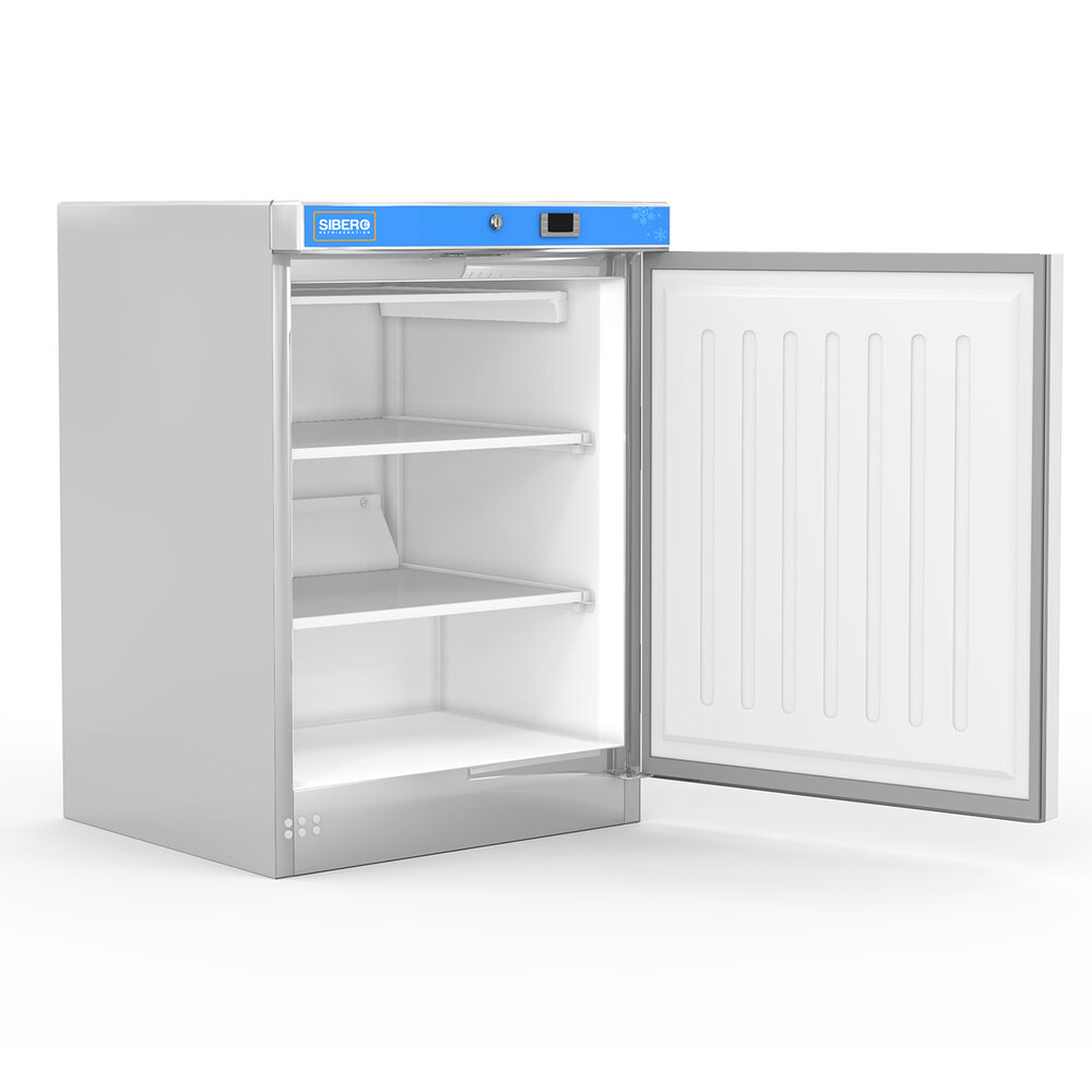 SIBERO RVS Vrieskast - 1 Deur - 200 Liter - 600X615X870(h)mm SIBERO RVS Vrieskast - 1 Deur - 200 Liter - 600X615X870(h)mm