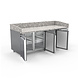 Sibero Pizzawerkbank - 3 Deuren - 456 Liter - 2025X800X1000(h)mm Sibero Pizzawerkbank - 3 Deuren - 456 Liter - 2025X800X1000(h)mm