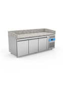 Sibero Pizzawerkbank - 3 Deuren - 456 Liter - 2025X800X1000(h)mm