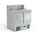 Sibero Pizzawerkbank Met Vitrine - 2 Deuren - 257 Liter - 900X700X1100(h)mm Sibero Pizzawerkbank Met Vitrine - 2 Deuren - 257 Liter - 900X700X1100(h)mm