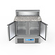 Sibero Pizzawerkbank Met Vitrine - 2 Deuren - 257 Liter - 900X700X1100(h)mm Sibero Pizzawerkbank Met Vitrine - 2 Deuren - 257 Liter - 900X700X1100(h)mm