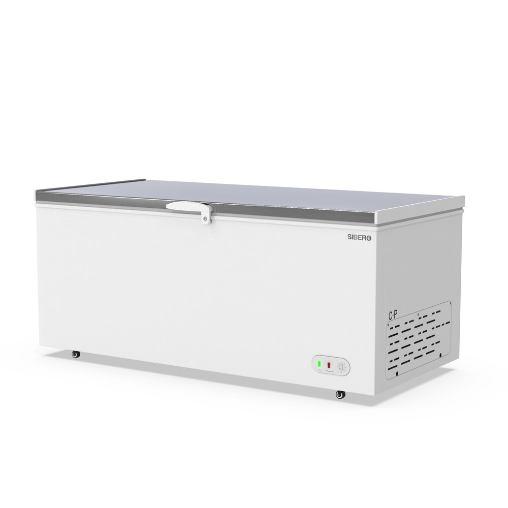 SIBERO RVS Vrieskist – 650 Liter – Professionele Diepvrieskist met RVS Deksel – Energiezuinige Horeca Vriezer – 1810x765x840mm SIBERO RVS Vrieskist – 650 Liter – Professionele Diepvrieskist met RVS Deksel – Energiezuinige Horeca Vriezer – 1810x765x840mm
