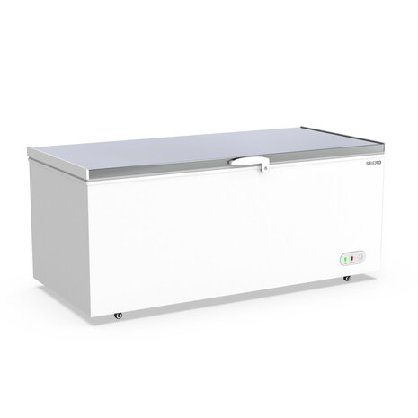 SIBERO RVS Vrieskist 650L – Professionele Horeca Diepvrieskist – RVS Deksel – 1810×765×840 mm