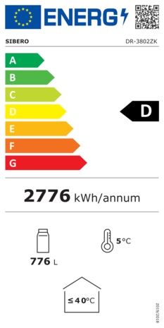 SIBERO 800 Liter 2-Deurs Geventileerde Horeca Koelkast – Glasdeuren – Zwart Interieur & Exterieur – 1000x720x2020mm SIBERO 800 Liter 2-Deurs Geventileerde Horeca Koelkast – Glasdeuren – Zwart Interieur & Exterieur – 1000x720x2020mm