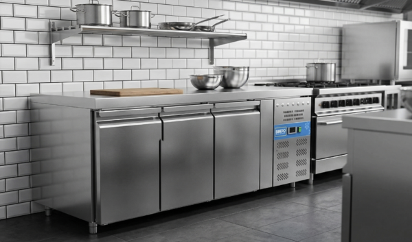 SIBERO Horeca Koelwerkbank | 3 Deurs | RVS | 465 Liter | Sibero | 1795x700x860(h)mm