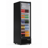 SIBERO Horeca Koelkast 360L – 1 Deurs – Glasdeur – Zwart SIBERO Horeca Koelkast 360L – 1 Deurs – Glasdeur – Zwart