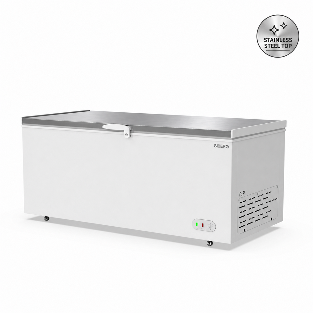SIBERO RVS Vrieskist 650L – Professionele Horeca Diepvrieskist – RVS Deksel – 1810×765×840 mm SIBERO RVS Vrieskist 650L – Professionele Horeca Diepvrieskist – RVS Deksel – 1810×765×840 mm