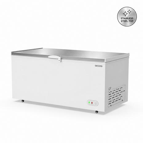 SIBERO RVS Vrieskist 550L – Professionele Horeca Diepvrieskist – RVS Deksel – 1530×765×840 mm SIBERO RVS Vrieskist 550L – Professionele Horeca Diepvrieskist – RVS Deksel – 1530×765×840 mm
