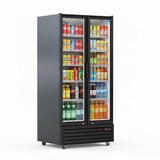 SIBERO Horeca Koelkast 750L – 2 Deurs – Glasdeuren – Zwart SIBERO Horeca Koelkast 750L – 2 Deurs – Glasdeuren – Zwart