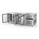 SIBERO RVS Koelwerkbank 3-Deurs – 465 Liter – Werkblad 1795 x 700 mm – Dixell-Thermostaat – Professionele Horeca