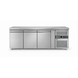 SIBERO RVS Koelwerkbank 3-Deurs – 465 Liter – Werkblad 1795 x 700 mm – Dixell-Thermostaat – Professionele Horeca