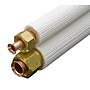 3 meter lange koelmiddelleiding met 1/4"-3/8"  aansluitingen, geschikt voor airco of warmtepomp