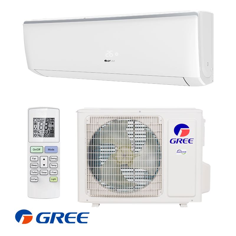 Gree Split-unit inverter airco 3.5 kW voorgevuld - Groene ...