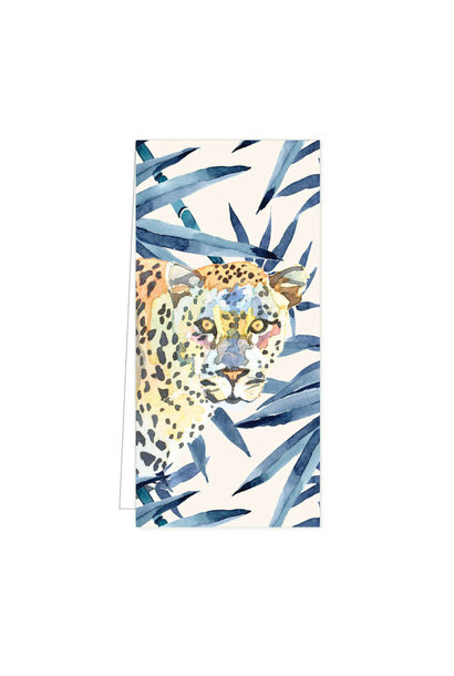 Gift Tag  - Hide & Seek Leopard Blue